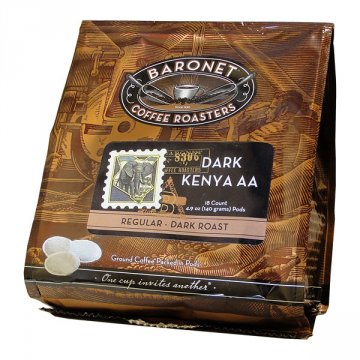 Baronet Dark Kenya AA Soft Pods -18ct