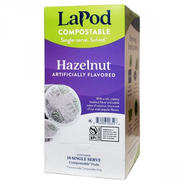 LaPod Hazelnut Coffee Pods 18ct