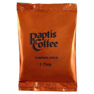 Raptis Pumpkin Spice Flavored Coffee Packets