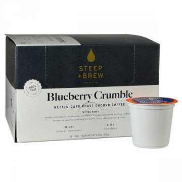 Steep + Brew Blueberry Crumble Single Serve Cups 12ct