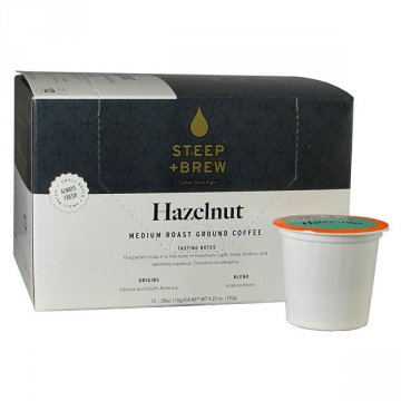 Steep + Brew Hazelnut Single Serve Cups 12ct