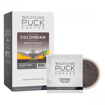 Wolfgang Puck Colombian FTO Coffee Pods -18ct