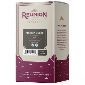 Reunion Firefly DECAF Coffee Pods 16ct