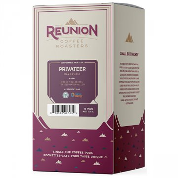 Reunion Privateer Dark Coffee Pods 16ct