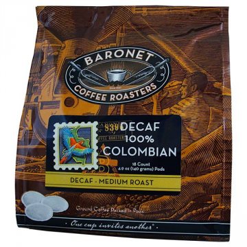 Baronet Colombia DECAF Soft Pods -18ct