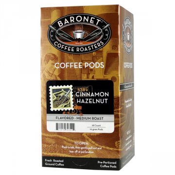 Baronet Cinnamon Hazelnut Coffee Pods - 18ct