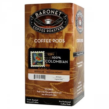 Baronet Colombian Coffee Pods - 18ct