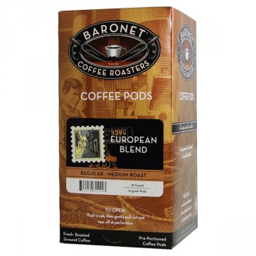 Baronet European Blend Coffee Pods - 18ct