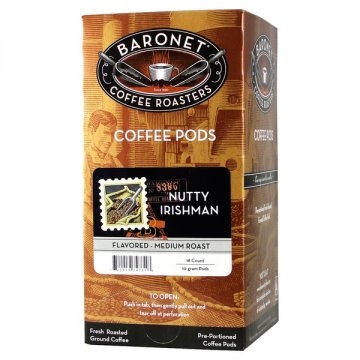 Baronet Nutty Irishman Coffee Pods - 18ct