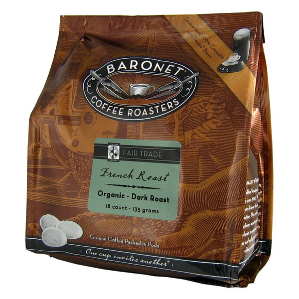 Baronet French Roast Pods for Senseo -18ct