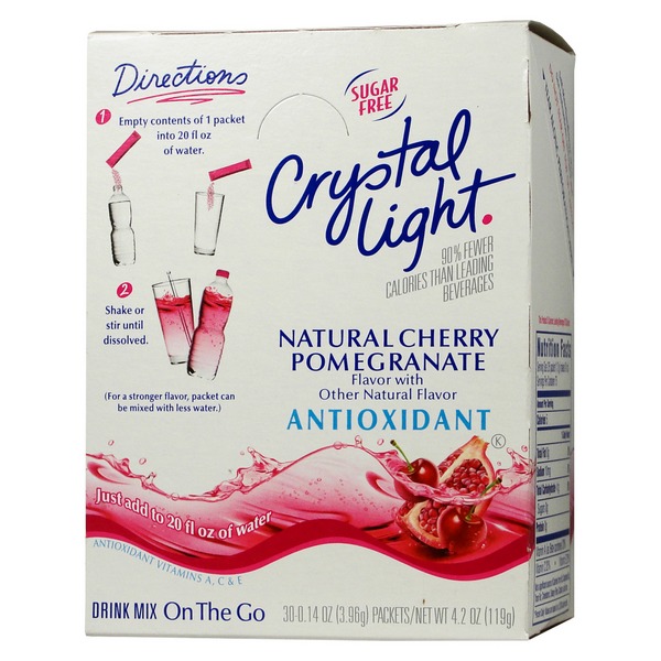 Crystal Light On The Go - Cherry Pomegranate -30ct