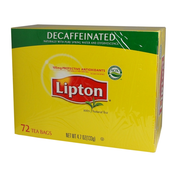 Lipton Decaffeinated Tea - 72ct
