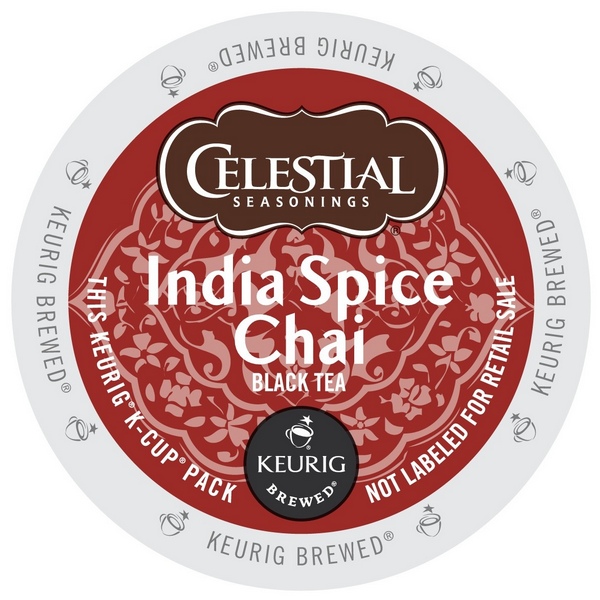 Celestial Seasonings India Spice Chai Tea k-cups 24ct