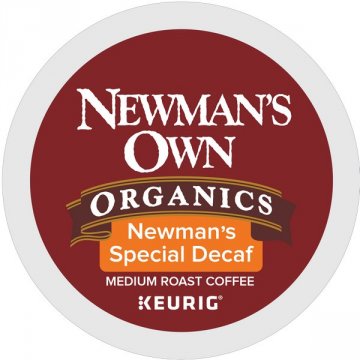 Newman's Own DECAF Organic coffee k-cups 24ct
