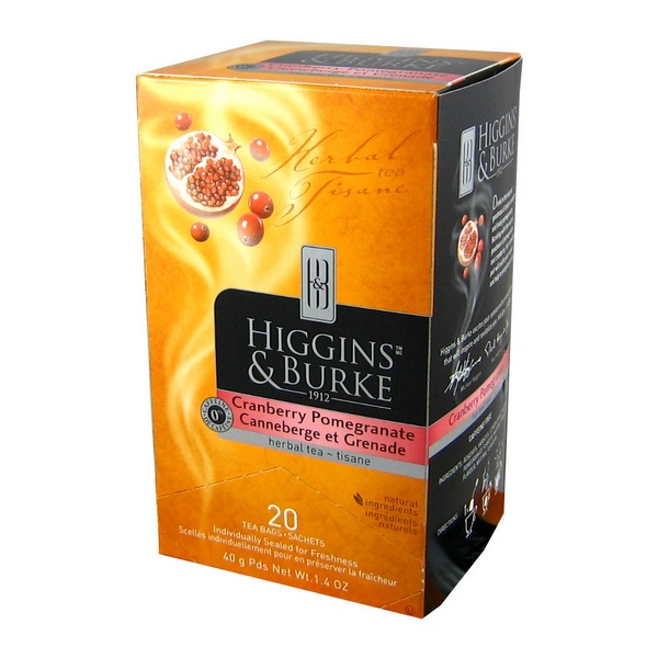 Higgins & Burke - Cranberry Pomegranate Tea - 20ct