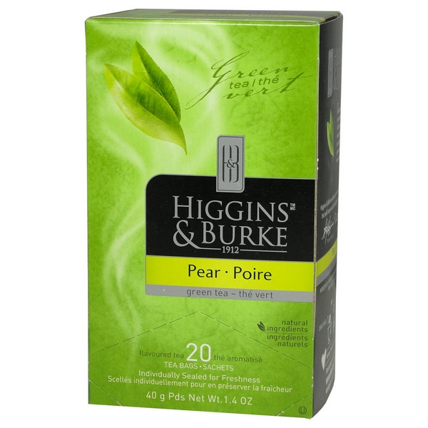 Higgins & Burke - Green Pear Tea - 20ct