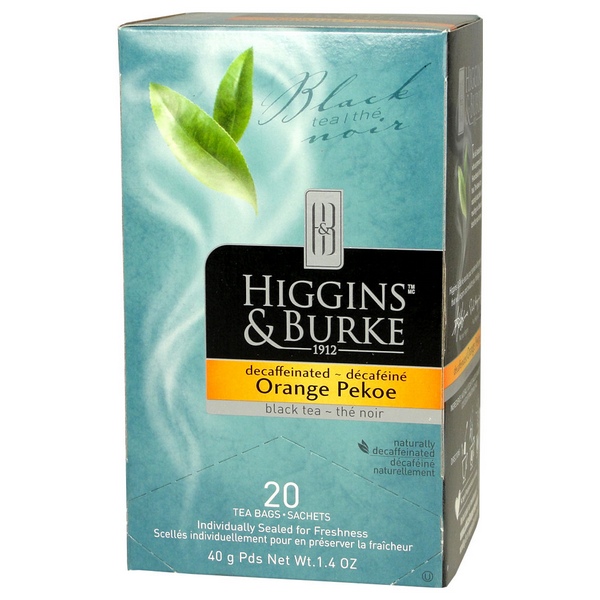 Higgins & Burke - Orange Pekoe Decaf Tea -20ct
