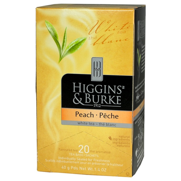 Higgins & Burke - Peach White Tea - 20ct