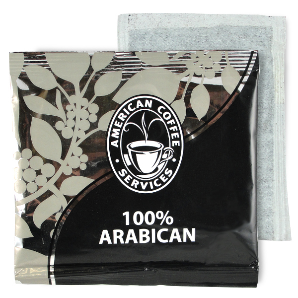 100% Arabican 4-Cup Filter Pack Coffee -100ct