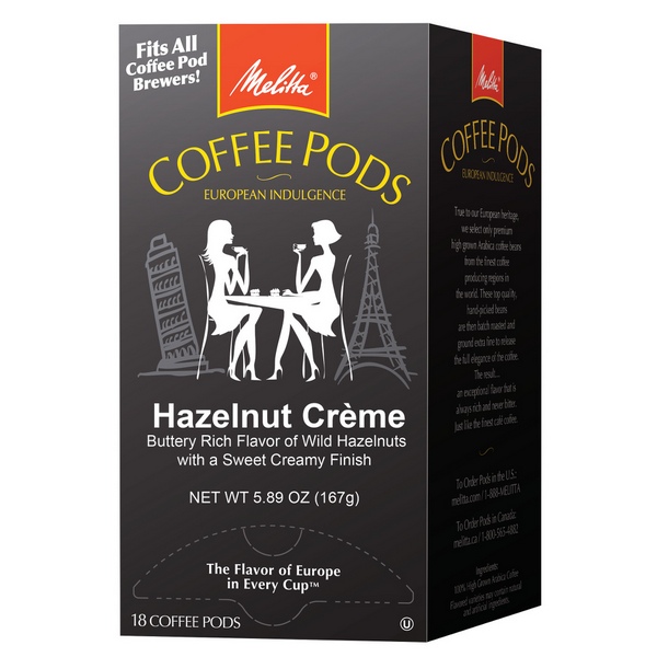 Melitta coffee pods - Hazelnut Cream 18ct