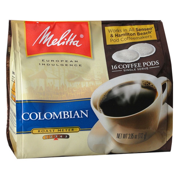 Melitta Colombian Soft Coffee Pods 16ct