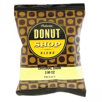 Reunion Island Authentic Donut Shop Dark Coffee  Packets 42ct