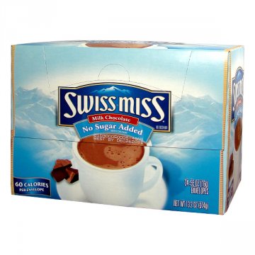 Swiss Miss No Sugar Added Hot Chocolate - 24ct box