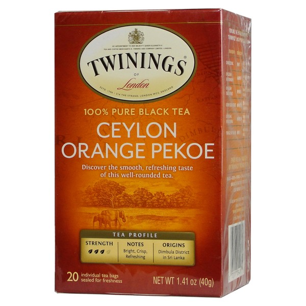 Twinings Ceylon Orange Pekoe Tea Keurig KCups 20ct