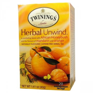 Twinings Honeybush Mandarin Orange Tea - 20ct