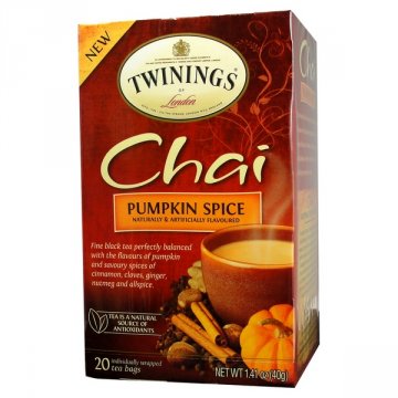 Twinings Pumpkin Spice Chai Tea - 20ct