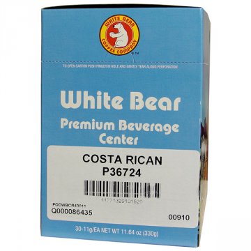 White Bear Costa Rican Coffee Pods 30ct Box