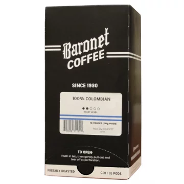 Baronet Colombian Coffee Pods - 18ct