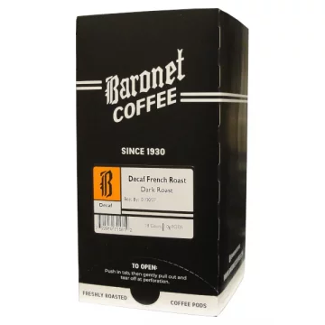 Baronet Decaf French Roast Coffee Pods - 18ct
