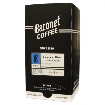 Baronet European Blend Coffee Pods - 18ct