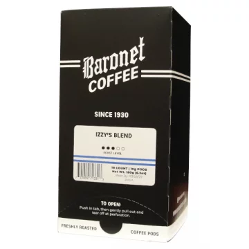 Baronet Izzys Blend Coffee Pods - 18ct