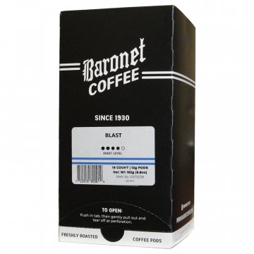 Baronet BLAST 12 Gram Coffee Pods - 16ct