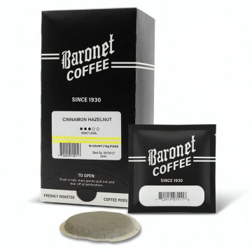 Baronet Cinnamon Hazelnut 10g Soft Coffee Pods - 18ct