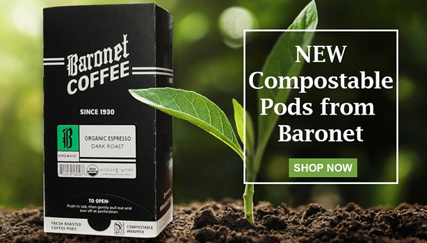 New Baronet Compostable Coffee Pods