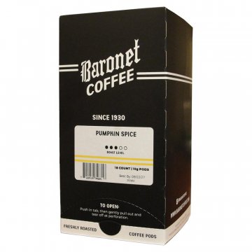 Baronet Pumpkin Spice Coffee Pods - 18ct