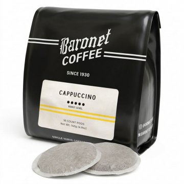 Baronet Cappuccino 7.8 Gram Soft Pods -18ct