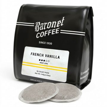 Baronet French Vanilla 7.8 Gram Soft Pods -18ct
