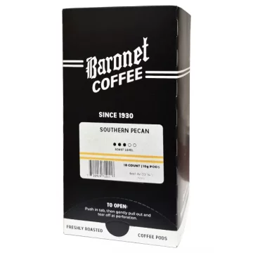 Baronet Southern Pecan Coffee Pods - 18ct