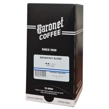 Baronet Breakfast Blend Coffee Pods - 18ct