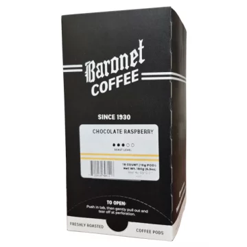 Baronet Chocolate Raspberry Coffee Pods - 18ct