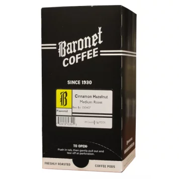 Baronet Cinnamon Hazelnut Coffee Pods - 18ct