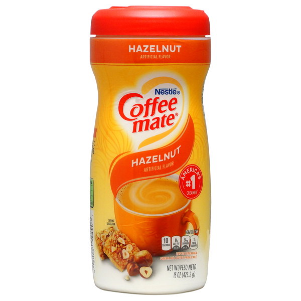 CoffeeMate Hazelnut Coffee Creamer Canister 15ct