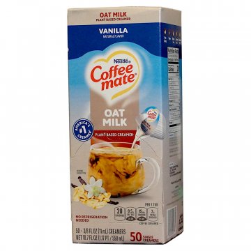 Coffee-Mate Oat Milk Vanilla Coffee Creamers - 50ct