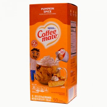 Coffee-Mate Pumpkin Spice Creme Cups - 50ct