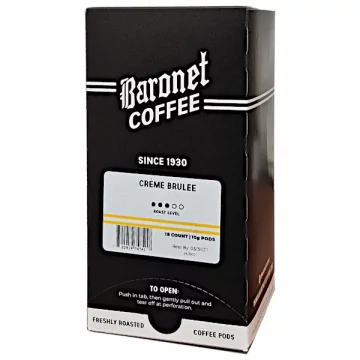 Baronet Creme Brulee Coffee Pods - 18ct