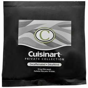 Cuisinart 10 Cup Filter Pack DECAF Coffee 1.3oz - 75ct
